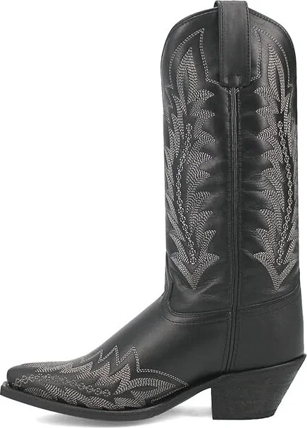 Laredo Emmylee Cowboy Women's Boots Black : 7 B - Medium - Image 4
