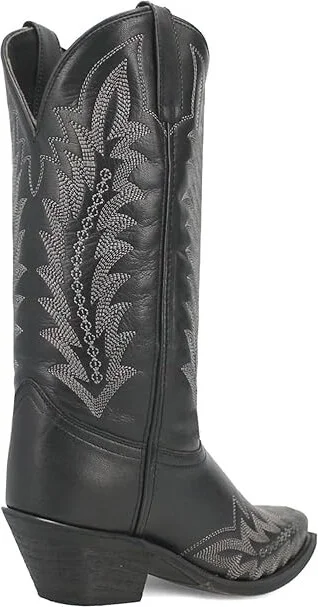 Laredo Emmylee Cowboy Women's Boots Black : 7 B - Medium - Image 5