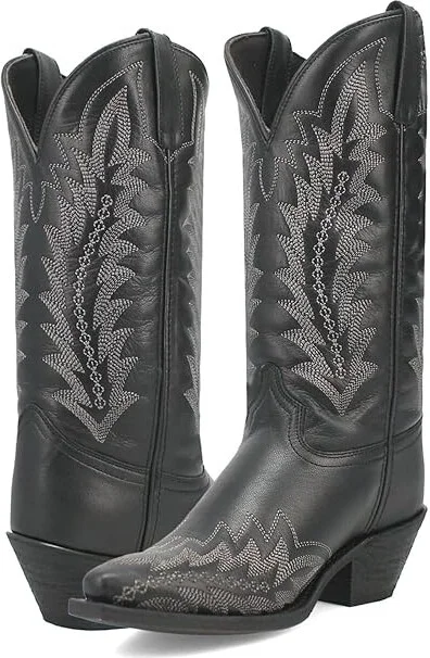 Laredo Emmylee Cowboy Women's Boots Black : 7 B - Medium