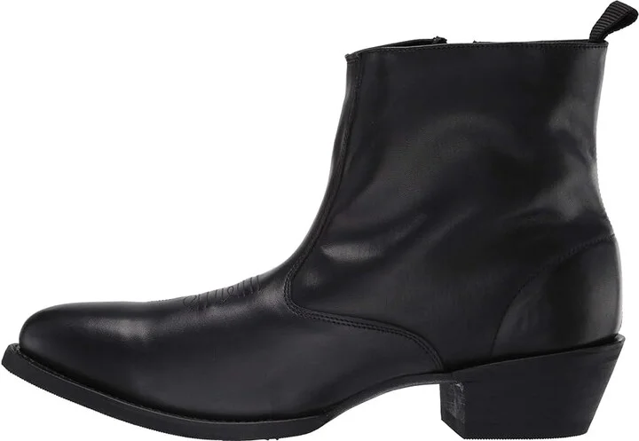 Laredo Fletcher Cowboy Boots Black : 7 D - Medium, Leather - Image 7