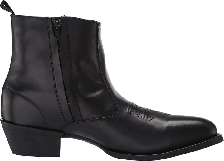 Laredo Fletcher Cowboy Boots Black : 7 D - Medium, Leather - Image 8