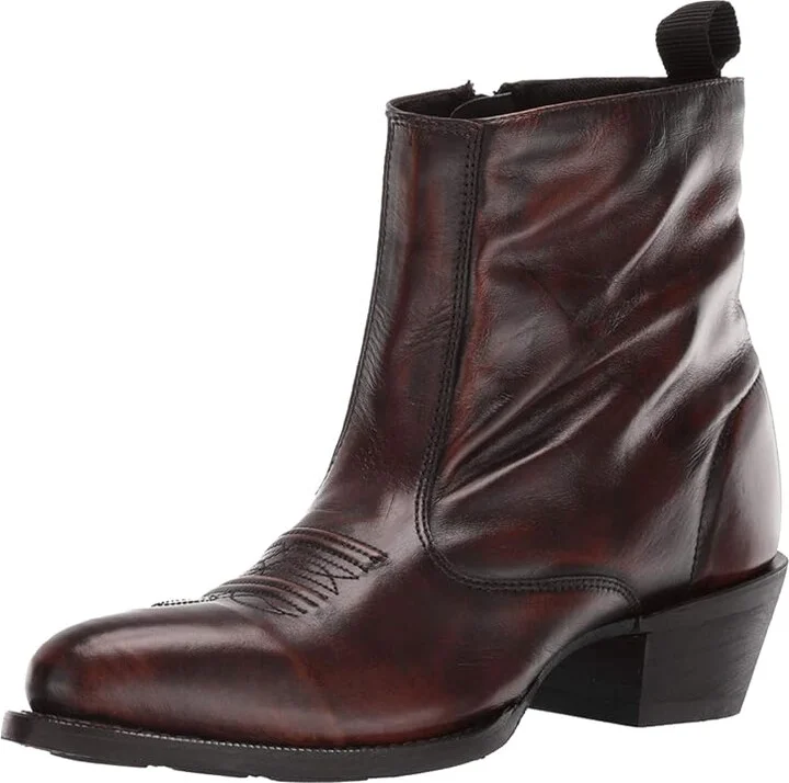 Laredo Fletcher Cowboy Boots Tan : 7 D - Medium, Leather - Image 2