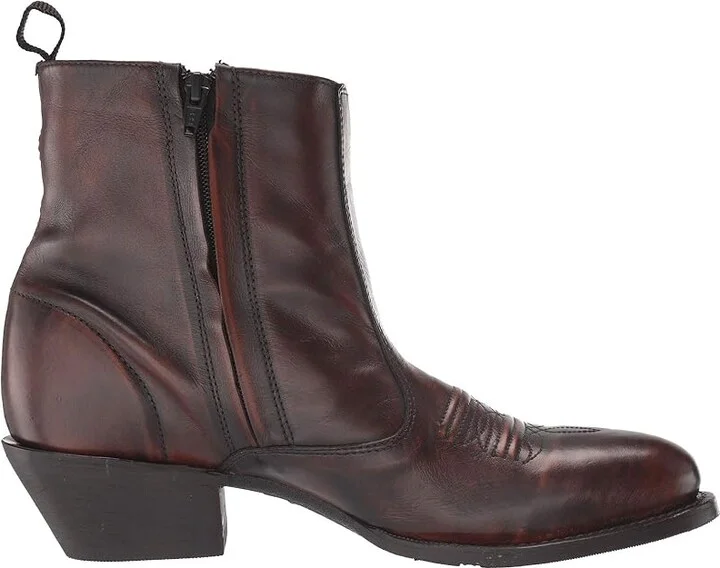 Laredo Fletcher Cowboy Boots Tan : 7 D - Medium, Leather - Image 8