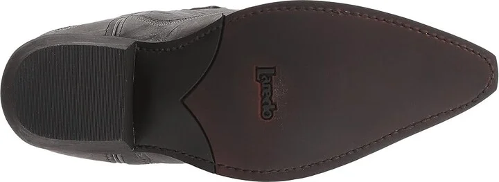 Laredo Garrett Cowboy Boots Sanded Black : 7 D - Medium, Leather - Image 4