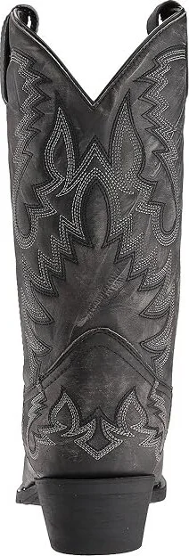 Laredo Garrett Cowboy Boots Sanded Black : 7 D - Medium, Leather - Image 5