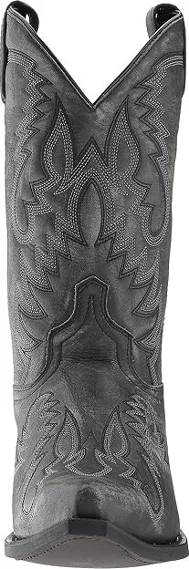 Laredo Garrett Cowboy Boots Sanded Black : 7 D - Medium, Leather - Image 6