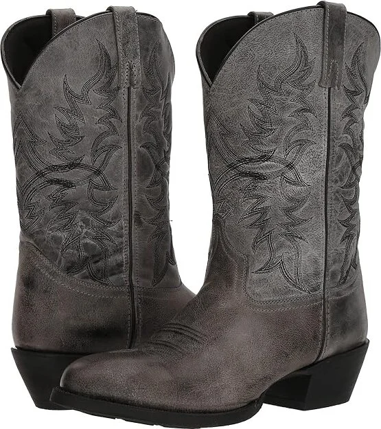 Laredo Harding Cowboy Boots Grey : 7.5 D - Medium, Leather
