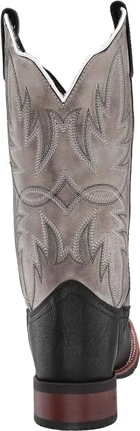 Laredo Isaac Men's Boots Black/Grey : 8 D - Medium, Leather - Image 5