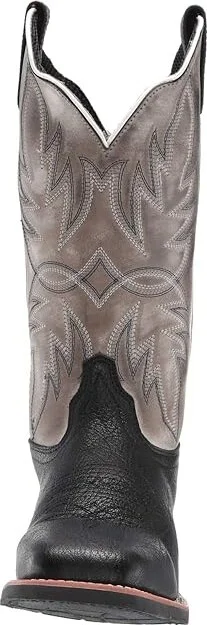 Laredo Isaac Men's Boots Black/Grey : 8 D - Medium, Leather - Image 6