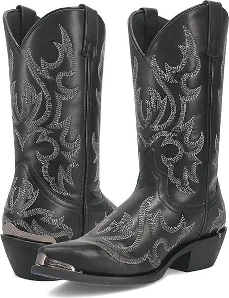 Laredo Jameson Men's Shoes Black : 7.5 D - Medium, Leather