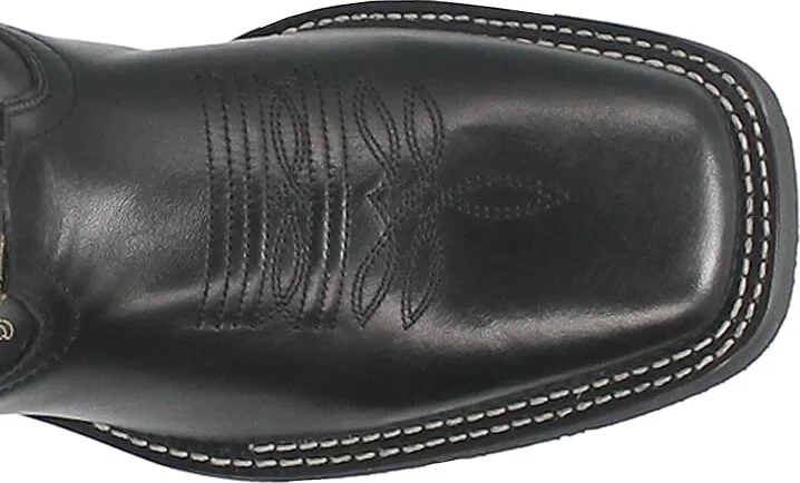 Laredo Kane Men's Shoes Black : 7.5 D - Medium, Leather/Rubber - Image 2