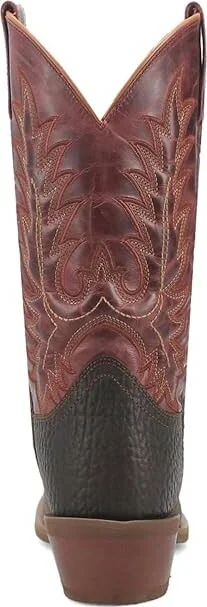 Laredo Kent Cowboy Boots Brown/Red : 9.5 3E - Extra Wide, Leather/Rubber/Textile - Image 3