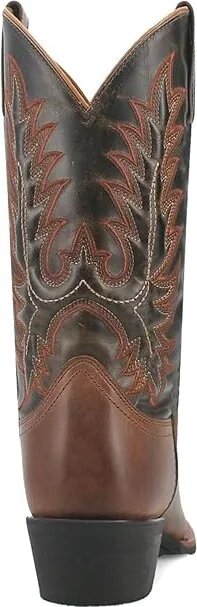 Laredo Kent Cowboy Boots Rust : 9 3E - Extra Wide, Leather/Rubber/Textile - Image 4