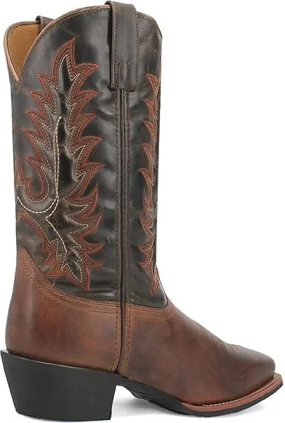 Laredo Kent Cowboy Boots Rust : 9 3E - Extra Wide, Leather/Rubber/Textile - Image 7