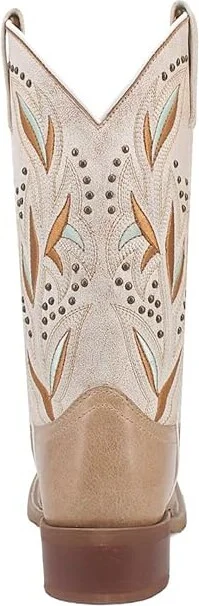 Laredo Lydia Cowboy Women's Boots Sand White : 8.5 B - Medium, Leather - Image 2