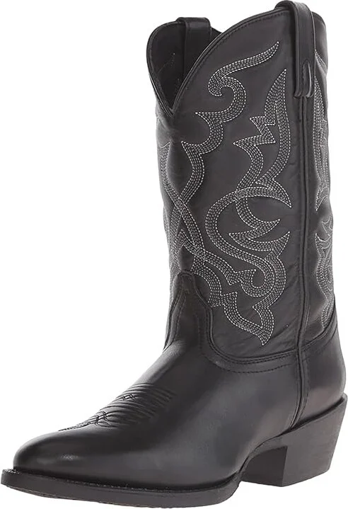 Laredo Maddie Cowboy Women's Boots Black : 6 C - Wide, Leather - Image 2