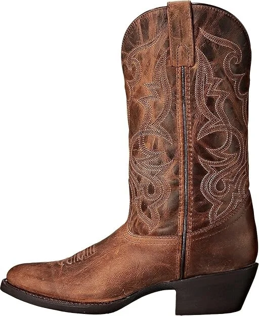 Laredo Maddie Cowboy Women's Boots Distressed Tan : 6 B - Medium, Leather - Image 7