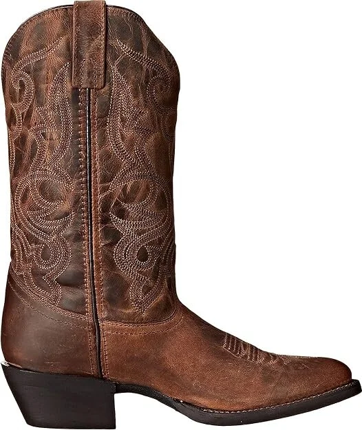 Laredo Maddie Cowboy Women's Boots Distressed Tan : 6 B - Medium, Leather - Image 8