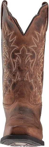 Laredo Malinda Cowboy Women's Boots Tan : 6.5 B - Medium, Leather/Textile - Image 6