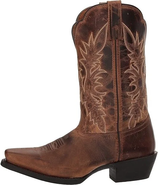 Laredo Malinda Cowboy Women's Boots Tan : 6.5 B - Medium, Leather/Textile - Image 7