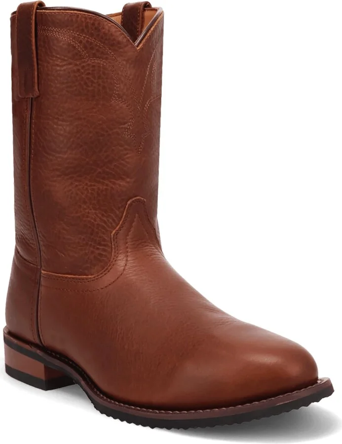 Laredo Mens Vaughn Round Toe Casual Boots Mid Calf - Brown - Size 8.5 XW