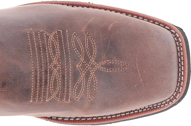 Laredo Montana Cowboy Boots Sand/Chocolate : 7 D - Medium, Leather - Image 3