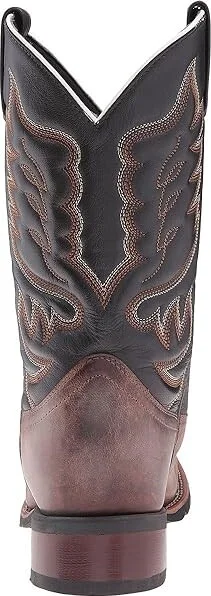 Laredo Montana Cowboy Boots Sand/Chocolate : 7 D - Medium, Leather - Image 5