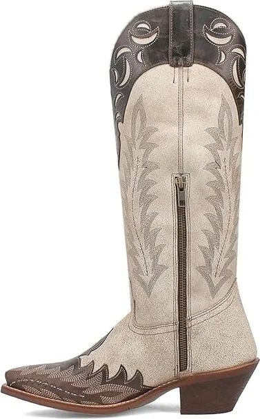 Laredo Paige Cowboy Women's Boots White : 7.5 B - Medium, Leather - Image 4