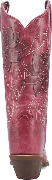 Laredo Paislee Cowboy Women's Boots Pink : 7 B - Medium, Leather - Image 4