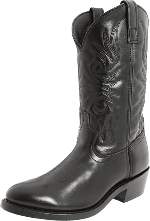 Laredo Paris Cowboy Boots Black : 8 D - Medium, Leather - Image 2