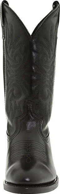 Laredo Paris Cowboy Boots Black : 8 D - Medium, Leather - Image 6