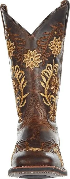 Laredo Secret Garden Women's Boots Brown : 6.5 B - Medium, Leather - Image 5
