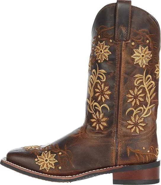 Laredo Secret Garden Women's Boots Brown : 6.5 B - Medium, Leather - Image 6