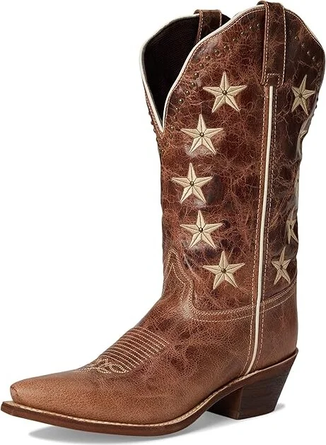 Laredo Serenade Cowboy Women's Boots Brown : 9 B - Medium, Leather - Image 5