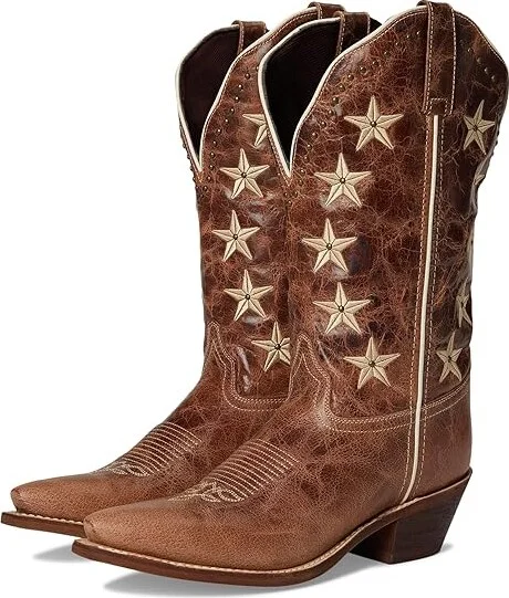 Laredo Serenade Cowboy Women's Boots Brown : 9 B - Medium, Leather