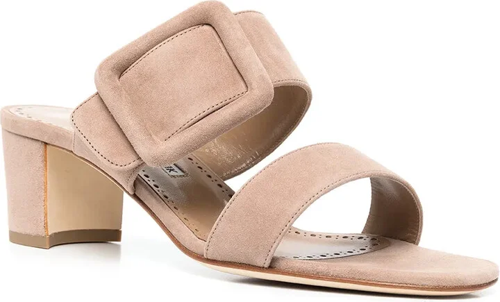 Large-Buckle Sandals - Image 2
