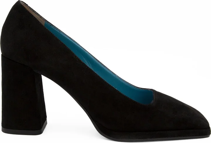 Larice Pump Black Camoscio