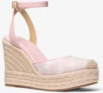 Larissa Logo Jacquard Espadrille Wedge - Image 9