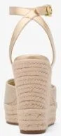 Larissa Metallic Canvas Espadrille Wedge - Image 2