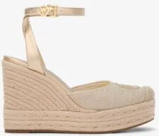 Larissa Metallic Canvas Espadrille Wedge - Image 3