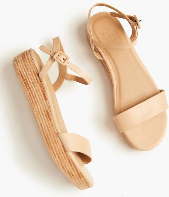 Larissa Platform Sandal In Vachetta