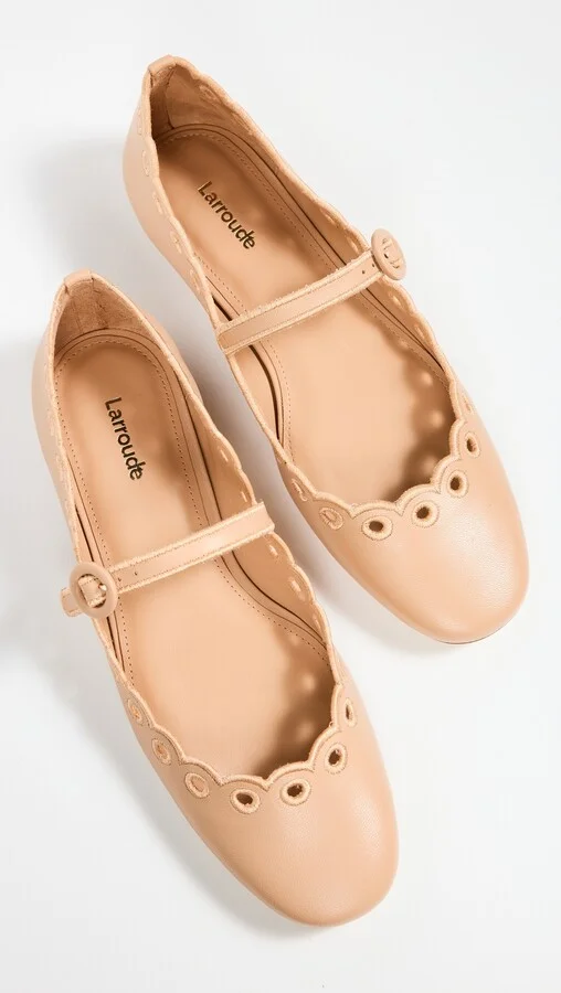 Larroude Blair Broderie Mary Janes - Image 3