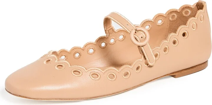 Larroude Blair Broderie Mary Janes