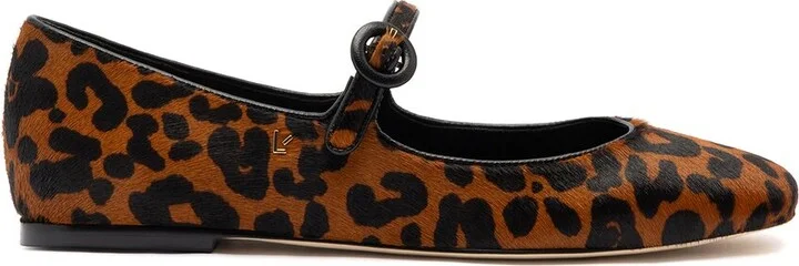 Larroude Blair Calf Hair Ballet Flat