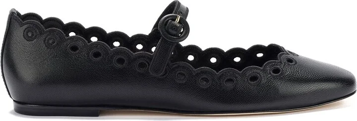 Larroude Blair Leather Ballet Flat