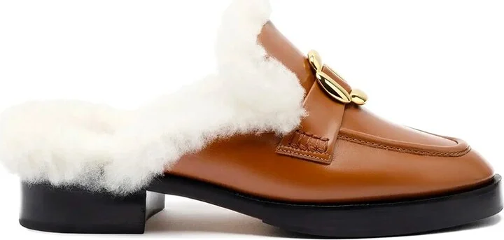 Larroude Bobbie Leather Mule