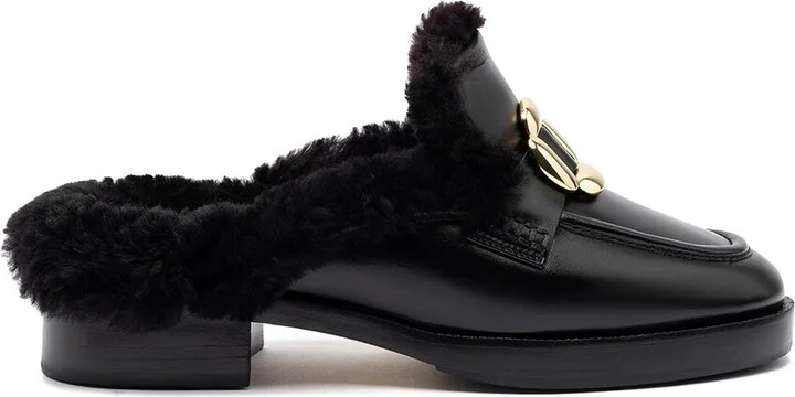 Larroude Bobbie Leather Mule