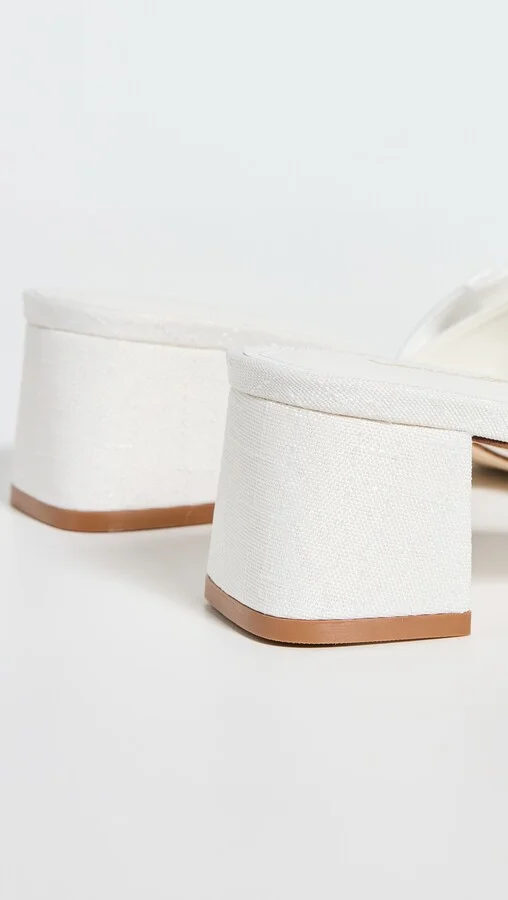 Larroude Brigette Ruffle Mules - Image 4