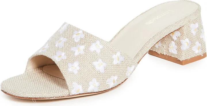 Larroude Brigitte Block Heel Sandals