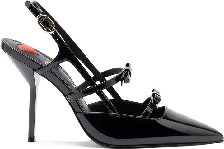 Larroude Brooks Patent Pump